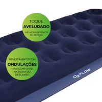 Imagem da promoção Colchão Inflável Solteiro Multiuso Até 100kgs O2Flow