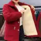Casacos Feminino De Inverno pele fgrosso quente Cordeiro Grosso casaco em oferta