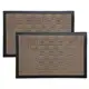 Kit 2 Tapete Antiderrapante Capacho 40cm X 60cm Porta Entrada em oferta