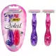 Aparelho De Depilar Soleil Rosa E Roxo Com Fita Lubrificante De Óleo De Coco BIC 2 Unidades em oferta