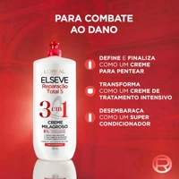 Imagem da promoção Creme Milagroso 3 em 1 Elseve Reparação Total 5 500ml