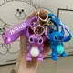 Chaveiro Disney Lilo & Stitch Figura Kawaii Cartoon Angel Silicone Pendant Porta-Chaves Mochila Para em oferta