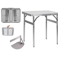 Imagem da promoção Mesa Dobravel Portatil Vira Maleta Camping Praia 60x45cm - Palisad