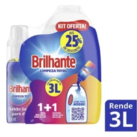 Imagem da promoção Kit Garrafa Para Diluição +Lava-Roupas Líquido Concentrado Para Diluir Limpeza Total 500ml Brilhante