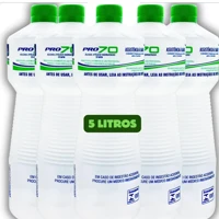 Imagem da promoção Alcool 70% Líquido 5 Litros Etílico Hidratado Bactericida - pRO70