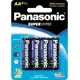 Panasonic Pilha Comum AA com 4 em oferta