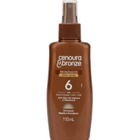 Imagem da promoção Óleo Bronzeador Spray Fps6, Cenoura e Bronze 110ml