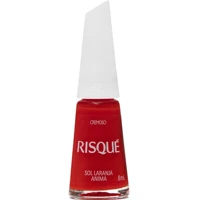 Imagem da promoção Esmalte Cremoso Risqué Sol Laranja Anima 8Ml