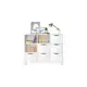 Nicho Organizador Com 6 Gavetas Branco Com Rodízios - Qmovi em oferta