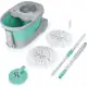Mop Giratório Ciclone, Balde 20 litros com cesto inox e Rodinhas, MOP7290, Flash Limp em oferta