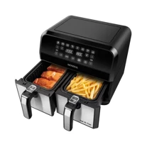 Imagem da promoção Fritadeira Air Fryer Dual Duplo Cesto 8L Mondial AFD-01-BI