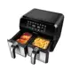 Fritadeira Air Fryer Dual Duplo Cesto 8L Mondial AFD-01-BI em oferta