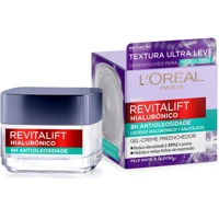 Imagem da promoção Gel Creme Hidratante L'Oréal Paris Preenchedor Antioleosidade Revitalift Hialurônico, 49g