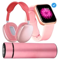 Imagem da promoção Kit Garrafa térmica 500ml inox sensor Led + Smartwatch Y8 + Fone Bluetooth - KIT ACADEMIA