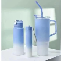 Imagem da promoção kit 3 garrafas plástico policarbonato 1,2L , 700ml e 270ml.