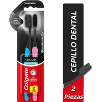 Imagem da promoção Escova de Dente Colgate Slim Soft Black 2 unid