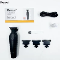 Imagem da promoção KEMEI Aparador de cabelo lâmina ajustável, profissional , USB , cortador para cabelos km-2299 Bivolt