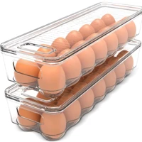 Imagem da promoção Kit 2 Recipientes Para Ovos Com Tampa E Alça Para Geladeira Porta Ovos