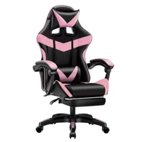 Imagem da promoção Cadeira Gamer Ergonômica - Escritório, Casa e Universitário com Reclinação e Altura Ajustável-F19