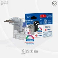 Imagem da oferta Clamper Pocket Fit 3P 10A Transparente LCF