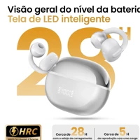 Imagem da promoção Haylou AirFree Bluetooth5.4 Fones De Ouvido 28h-Bateria Display LED Esportivos De Microfone Duplo Se