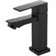 Torneira Banheiro Luxo Quadrada 1/4 Volta Inox Aço Preta Bancada Pia Banheiro Alto Padrão em oferta