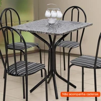 Imagem da promoção Mesa de Jantar Quadrada Thais Preta 70 cm