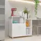 Armário Cozinha Fruteira Multiuso Cozinha com Tampo para Microondas e Galão de Água em oferta