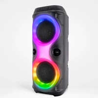 Imagem da promoção Caixa de som Bluetooth Portátil Com Led RGB Portátil FM USB TWS 30W Para Praia, Festa ou Viagem