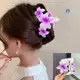 Kit 3 Grampo de Cabelo de Flor Transparente Acessório Presilha para Mulheres em oferta