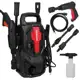 Lavadora Alta Pressão Compacta Potente Lava Carro Moto Com Aplicador Detergente LW1305 1200W W em oferta
