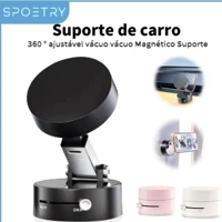 Imagem da promoção Suporte de carro 360 ° ajustável vácuo vácuo Magnético Suporte de telefone celular Suporte de telefo