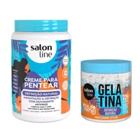 Imagem da promoção Kit Definição Natural com Creme para Pentear e Gelatina