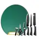 Kit Tábua Premuim Com Kit 6 Pecas de Facas de Corte Antibacteriana À Prova De Mofo 30cm Com Suporte em oferta