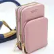Bolsa feminina porta celular com 3 divisorias transverasal mini bag fang em oferta