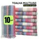 Pano de Chão Saco Limpeza Toalha Multiuso Grande Listrado Promoção Felpuda Frete grátis em oferta