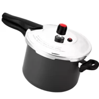 Imagem da promoção Panela Pressão Fechamento Externo Alegrete Cinza/Vermelha 4,5 l