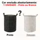 Cesto Organizador Dobrável 40 Litros Roupa Suja Brinquedos Lavanderia Multiuso Impermeável para Banh em oferta