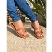 Imagem da promoção Sandália Chinelo Rasteirinha Feminina H Simples Dia a Dia Casual