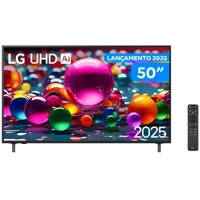 Imagem da promoção Smart TV 50" LG 4K Ultra HD 50UA8550PSA webOS 25 AI Processor 4K Gen8 com Alexa 3 HDMI