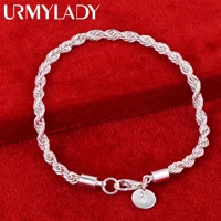 Imagem da promoção Pulseira De Corrente Com Pingente De Onda De Água De 4 Mm Para Mulheres E Homens Joias Elegantes Fes