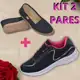 Kit 2 pares Sapatilha e tênis casual Leve confortável mácio em oferta