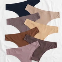 Imagem da promoção Kit 10 Calcinhas Sem Costura Tanga Laser com forro de Algodão Tanguinha Original Lingerie