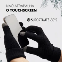 Imagem da promoção Luva de Inverno Touch Screen Quentinha Mexe Celular