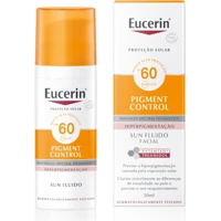 Imagem da promoção EUCERIN Protetor Solar Facial Antimanchas FPS60 50ml, Pigment Control, Clareador, Proteção UVA, UVB