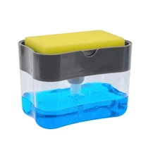 Imagem da promoção Dispenser Porta Sabão Detergente 2 Em 1 Suporte Para Esponja