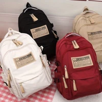 Imagem da promoção Mochila Feminina de Grande Capacidade Nylon Poliéster Forrada Alças Duplas com Fechamento em Zíper
