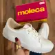 Tênis Branco Feminino Casual Moleca leve e Confortável Original em oferta