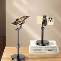 Imagem da promoção Suporte Tripé Para Mesa Com Mini Pedestal Ajustável 360° Ideal Para Gravação de Videos