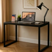 Imagem da promoção Mesa Industrial Cabe Em Qualquer Lugar 90Cm Apartamento Escritório Preto Moffer